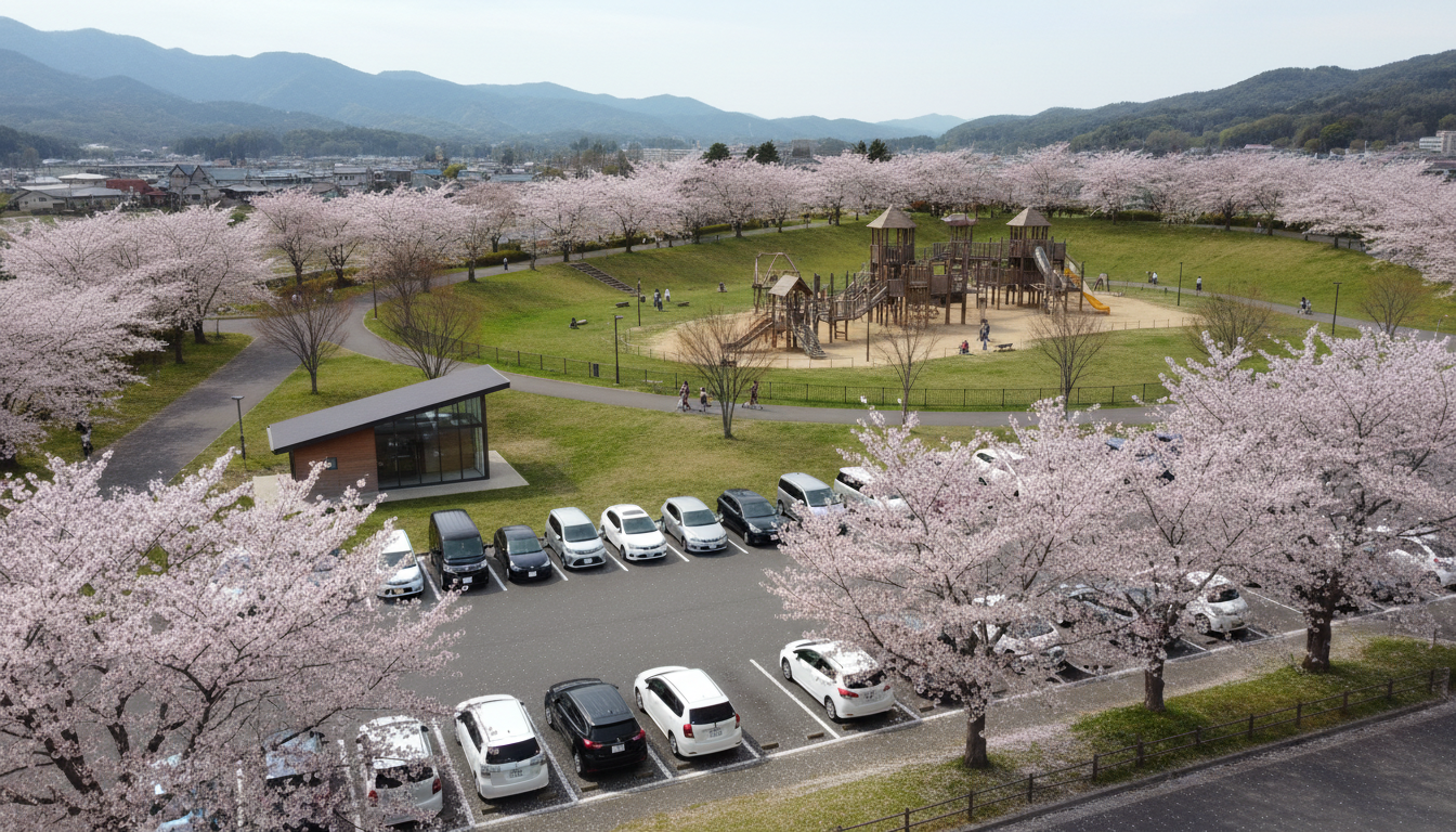 厚木市の駐車場あり公園一覧