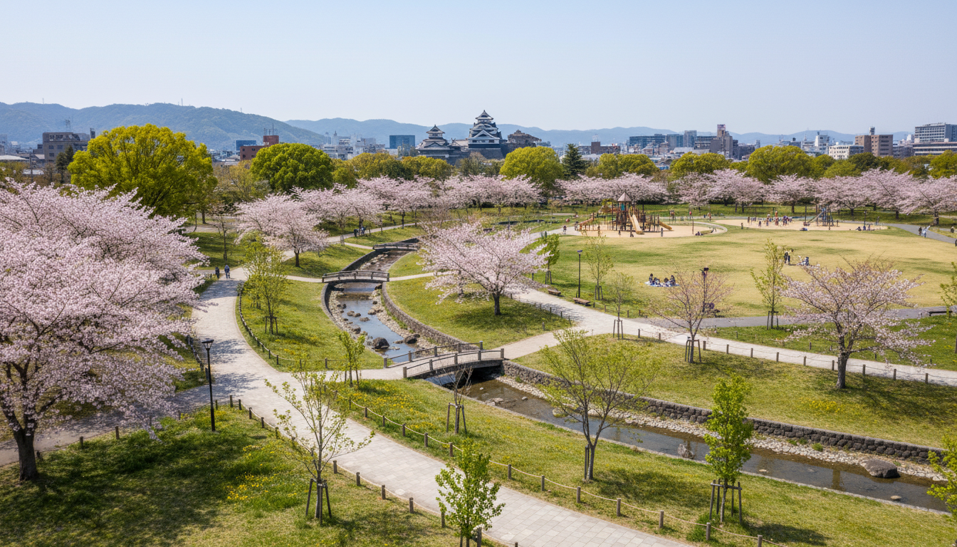 熊本市の近くの公園一覧(比較表)