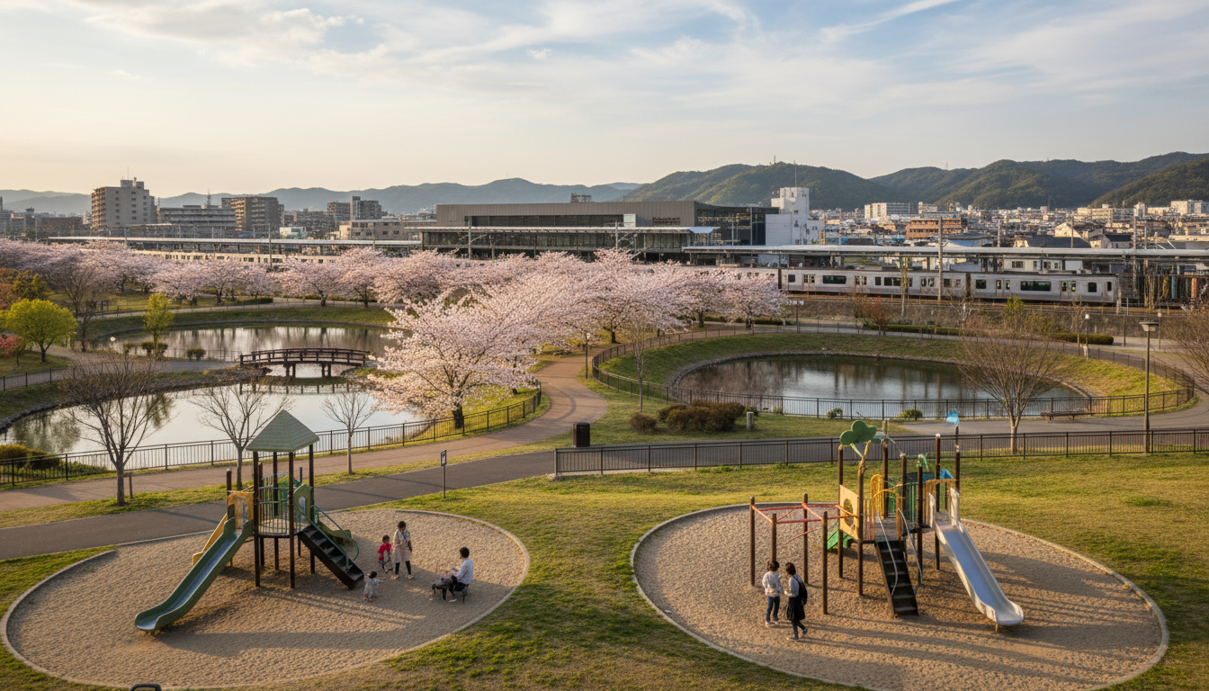 駅近で気軽に行ける公園