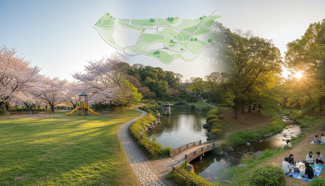 流山市の近くの公園一覧（比較表）