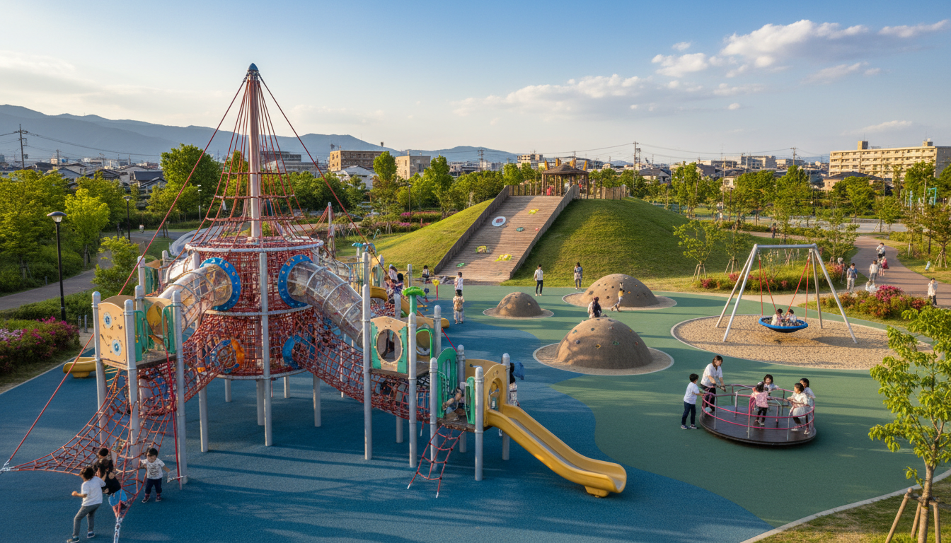 高槻市でおすすめの大型遊具公園一覧