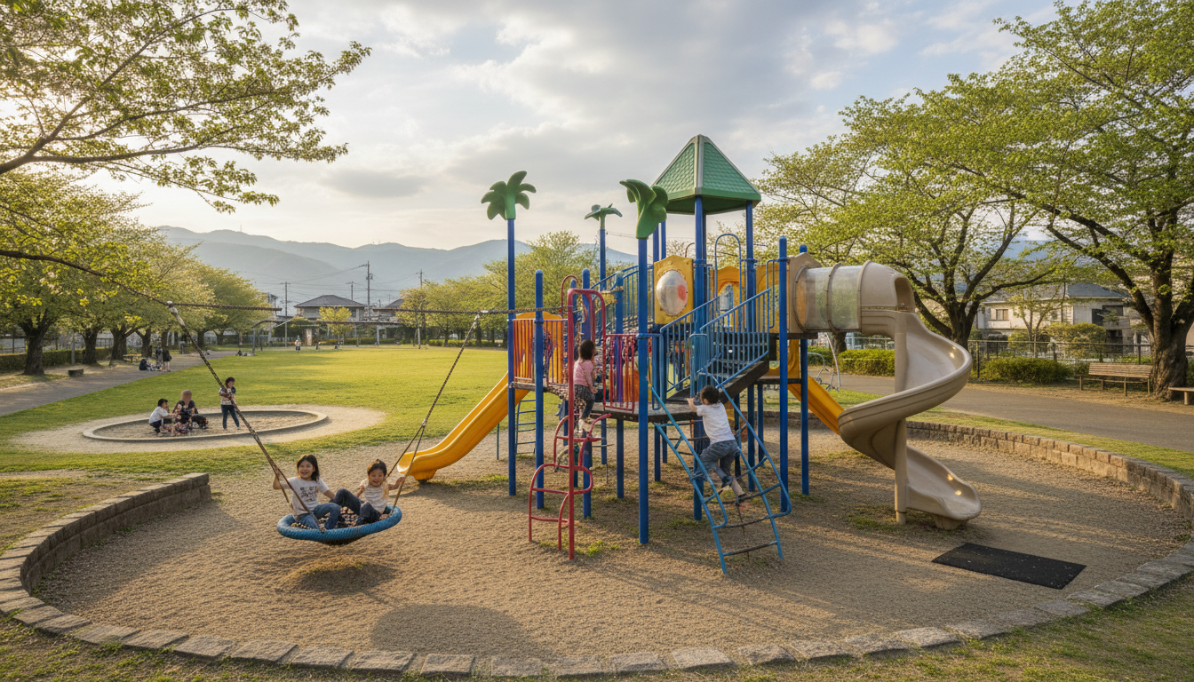 南平台中央公園の遊具と楽しみ方