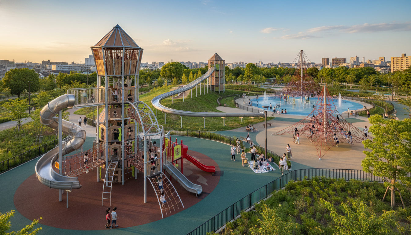 浜松市でおすすめの大型遊具公園7選