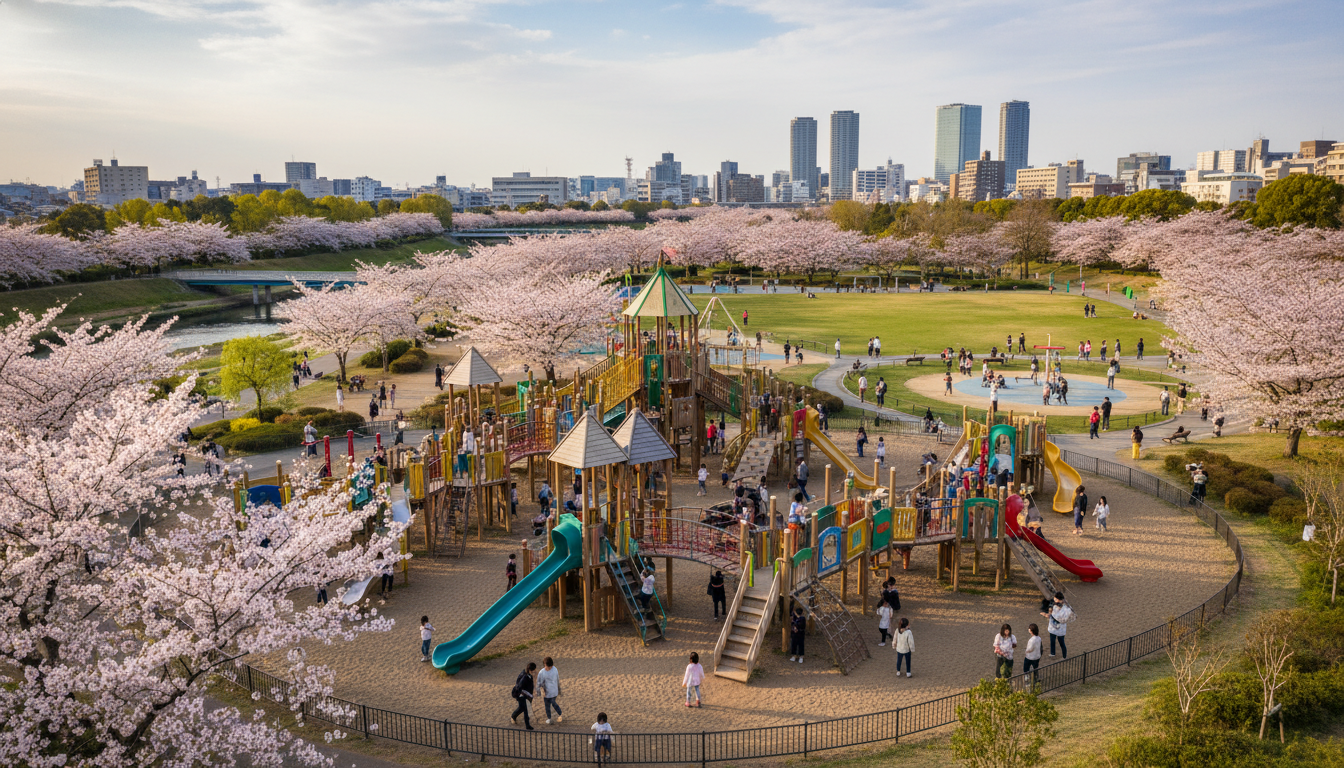1日遊べる！岡崎市のおすすめ大型遊具公園