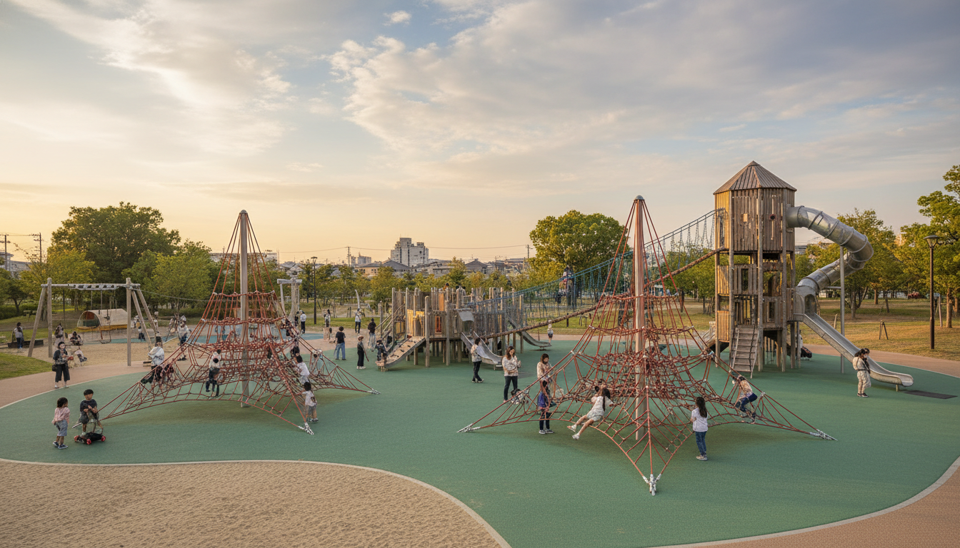 平塚市で大型遊具が充実している公園一覧