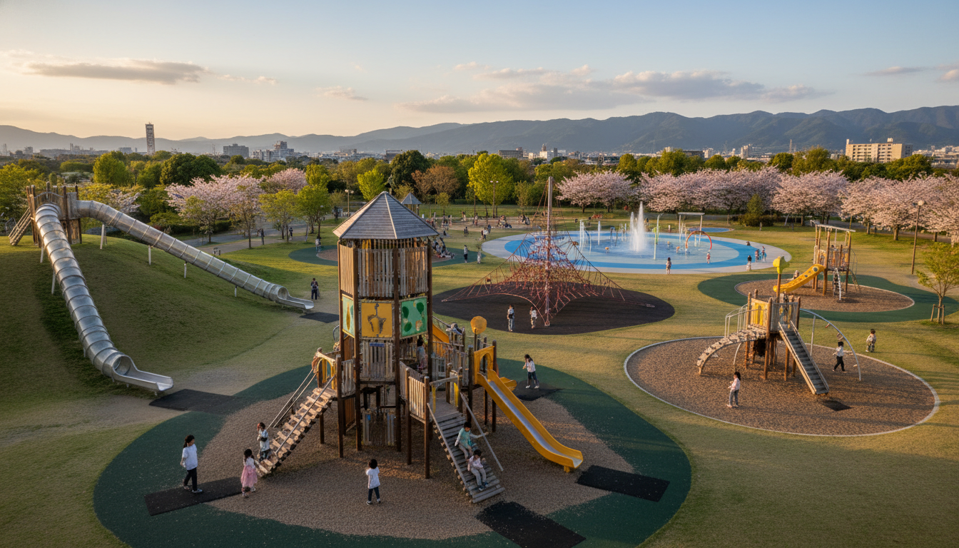 厚木市で大型遊具がある公園の比較一覧