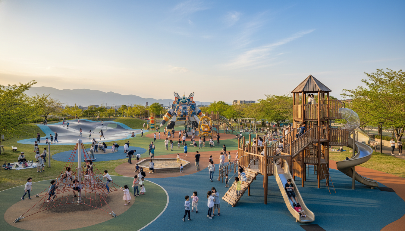 厚木市で1日遊べる大型遊具公園おすすめTOP3