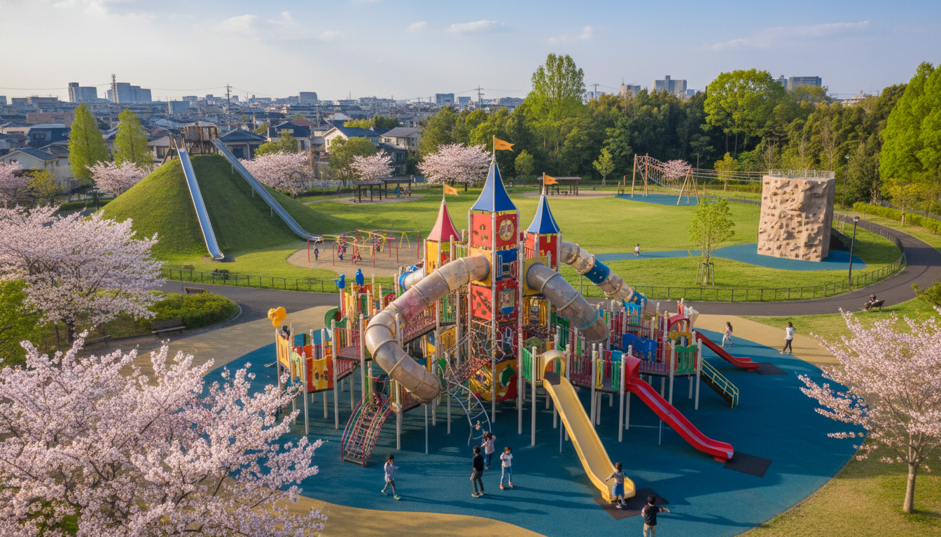 市川市でおすすめの大型遊具公園7選