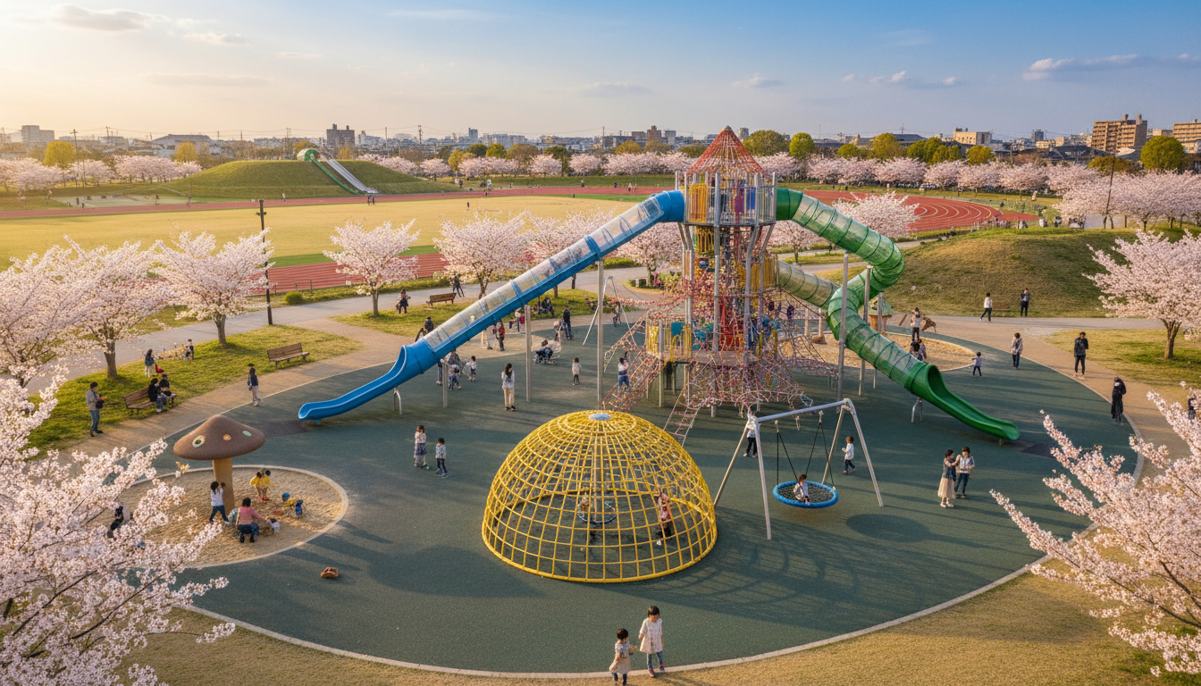 春日部市で大型遊具がある公園一覧