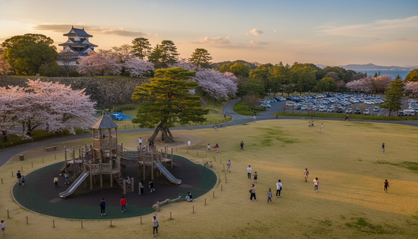 歴史と自然が楽しめる公園
