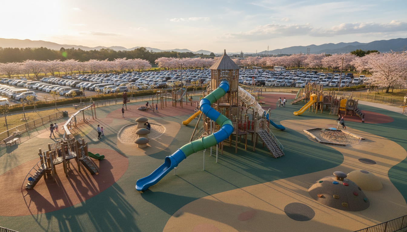 遊具が充実している公園