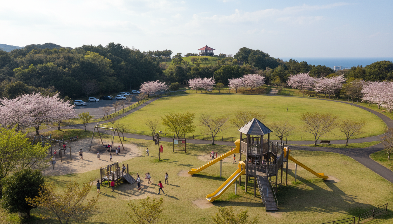 大型公園の代表・吾岡山文化の森公園の魅力