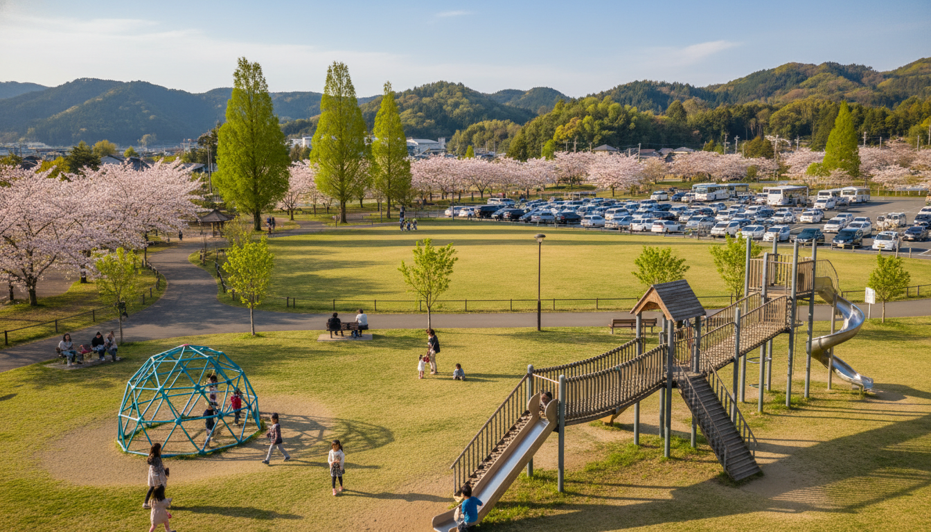 倉敷市の公園は家族で楽しめる大型施設が充実