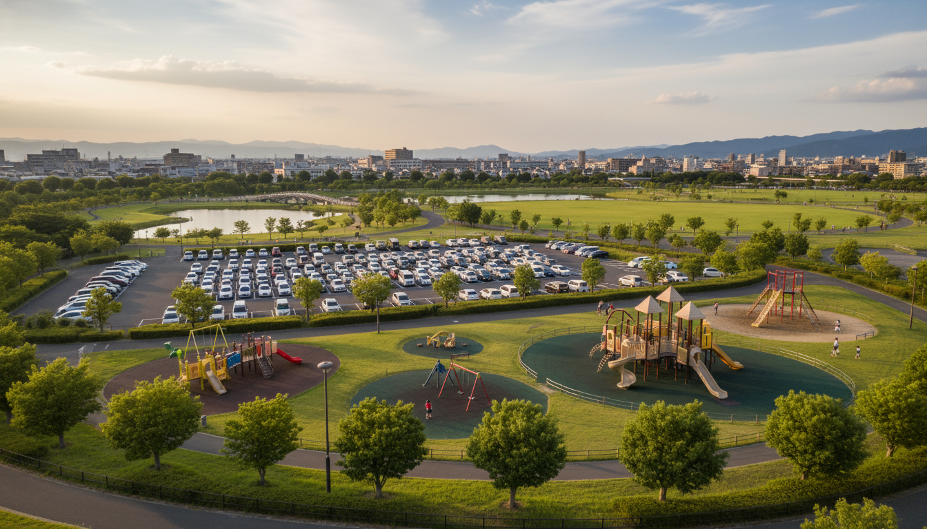 駐車場完備の大型公園が充実している理由