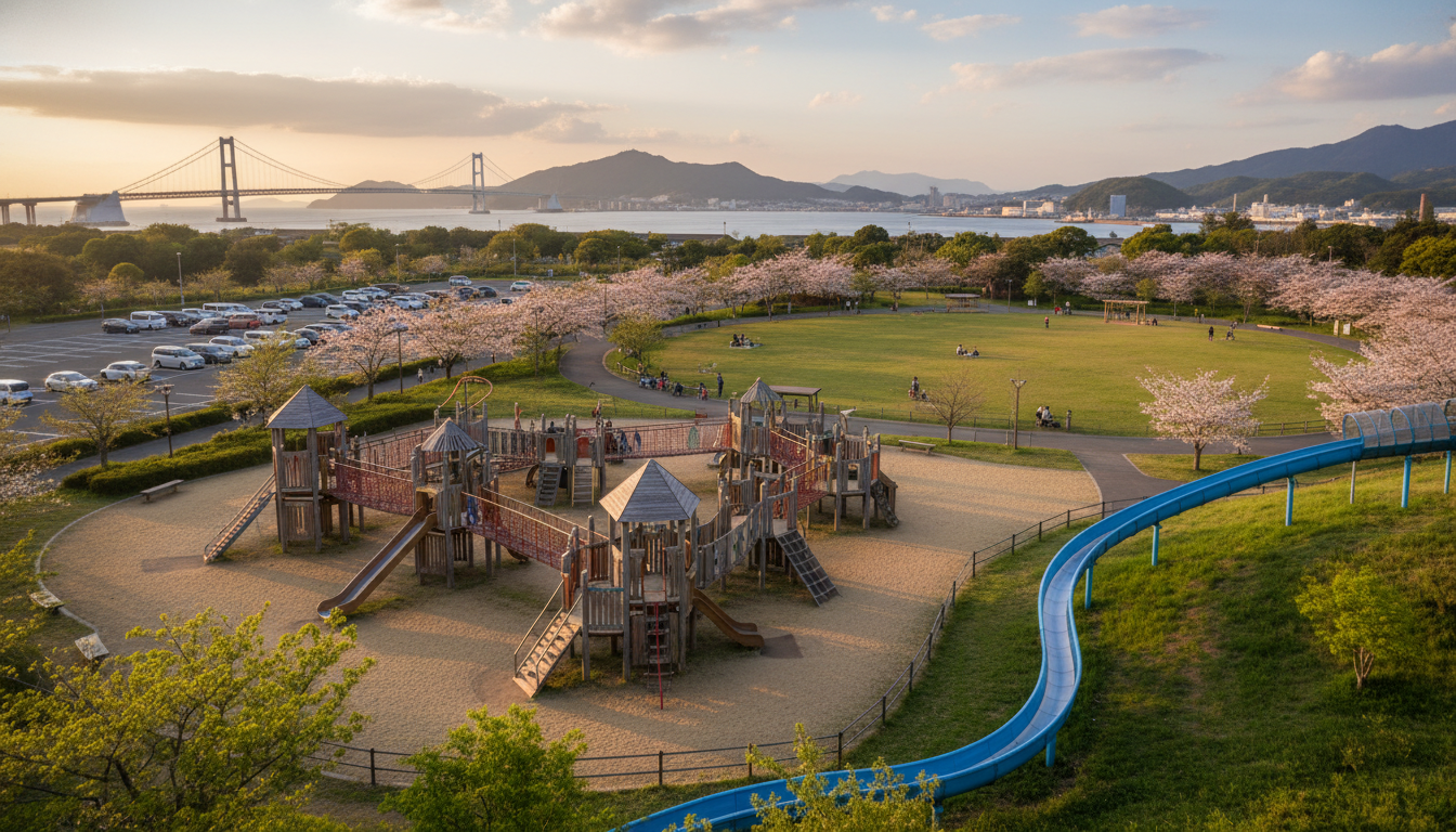 遊具が充実している下関市の公園