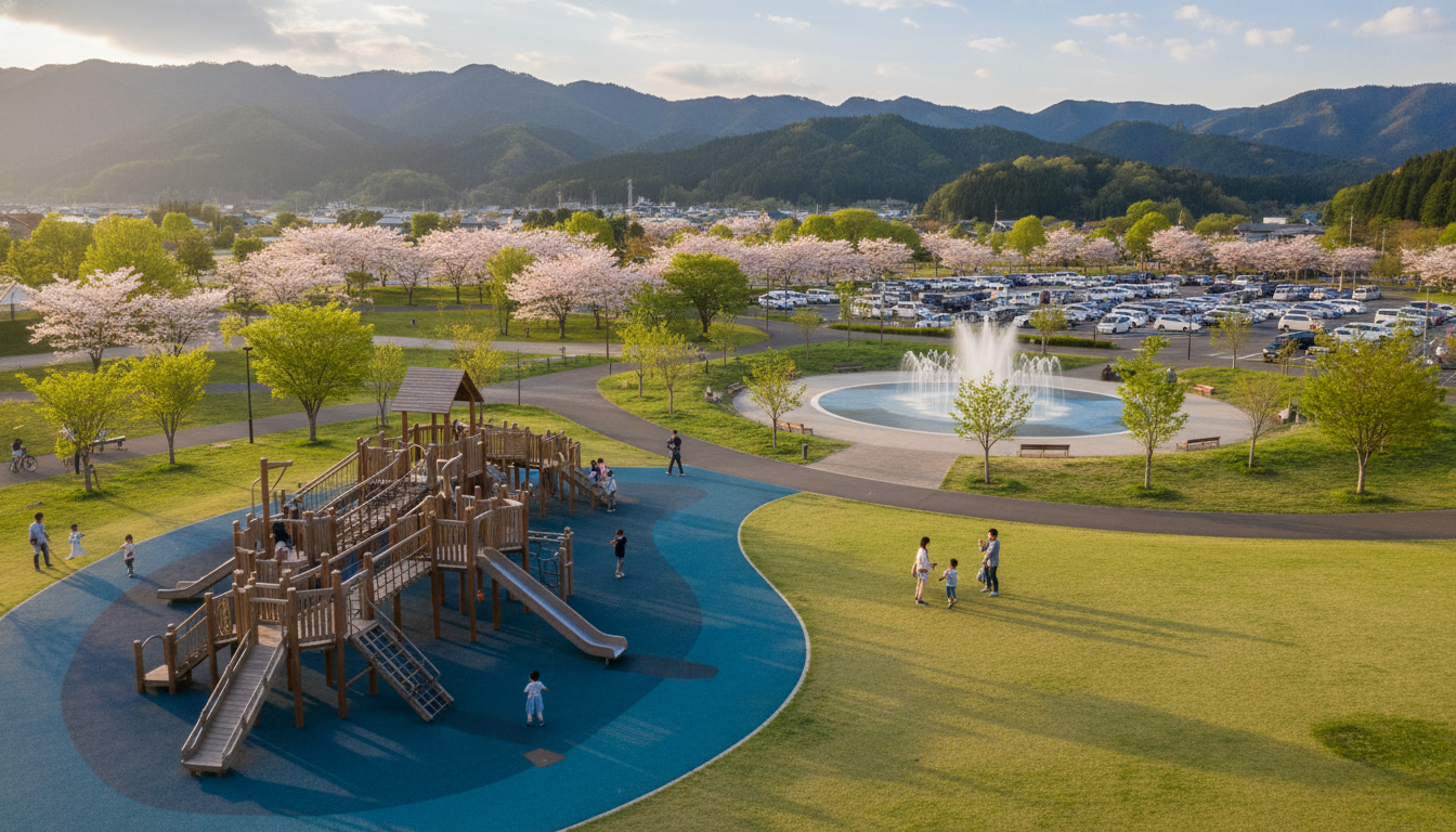 田辺公園は家族で一日遊べる総合公園