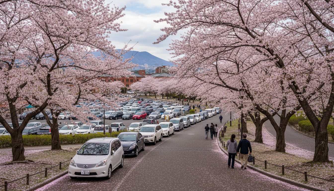 函館公園の駐車場情報の詳細