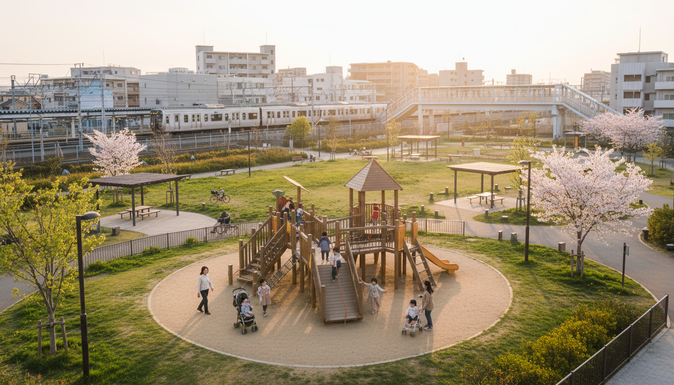 駅チカ＆アクセス抜群の公園