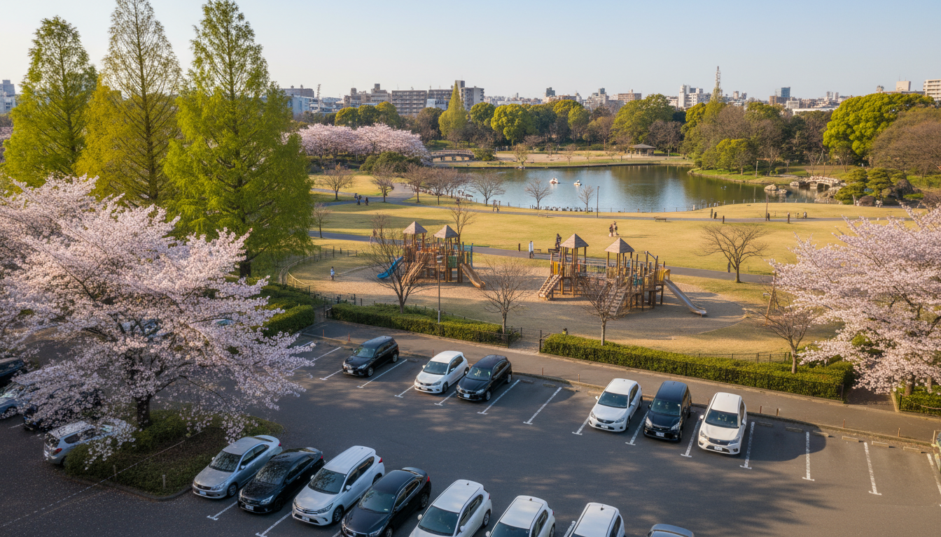 大田区で駐車場のある公園一覧