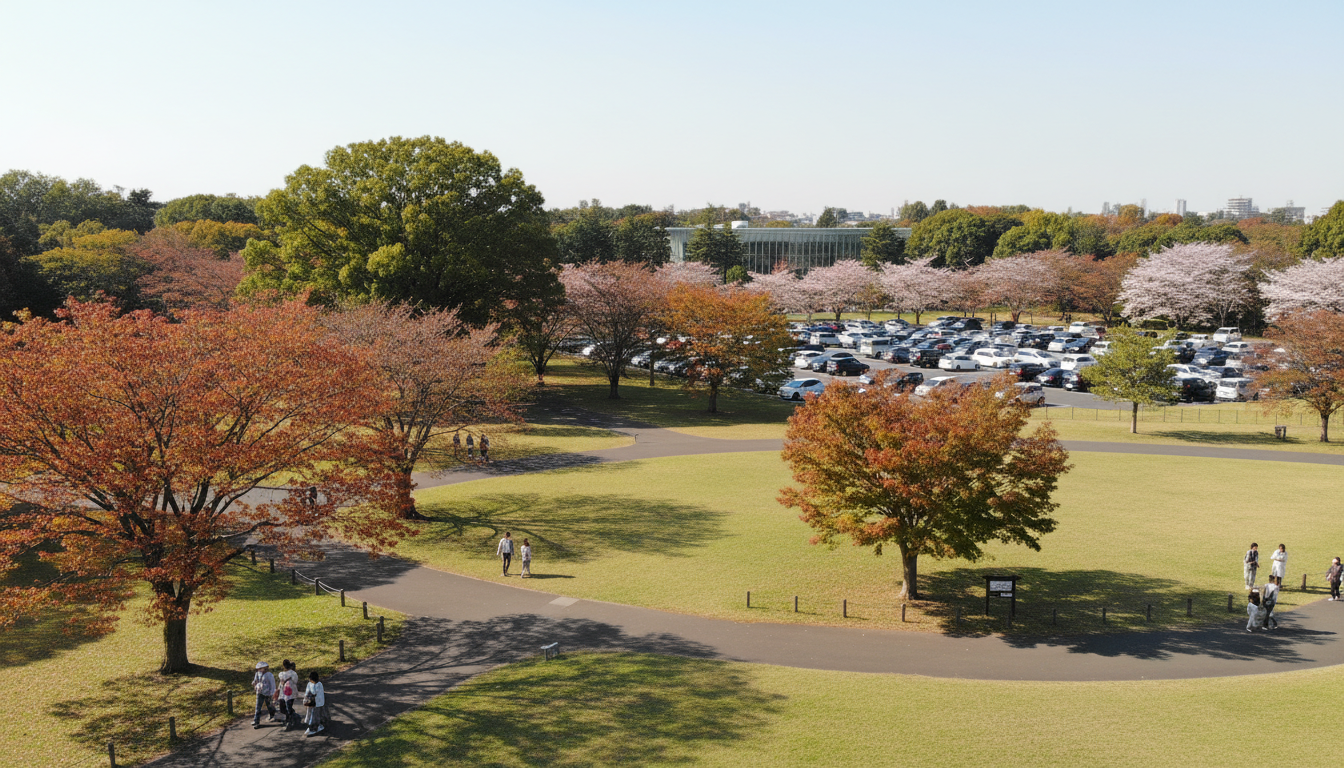 都立砧公園の駐車場詳細