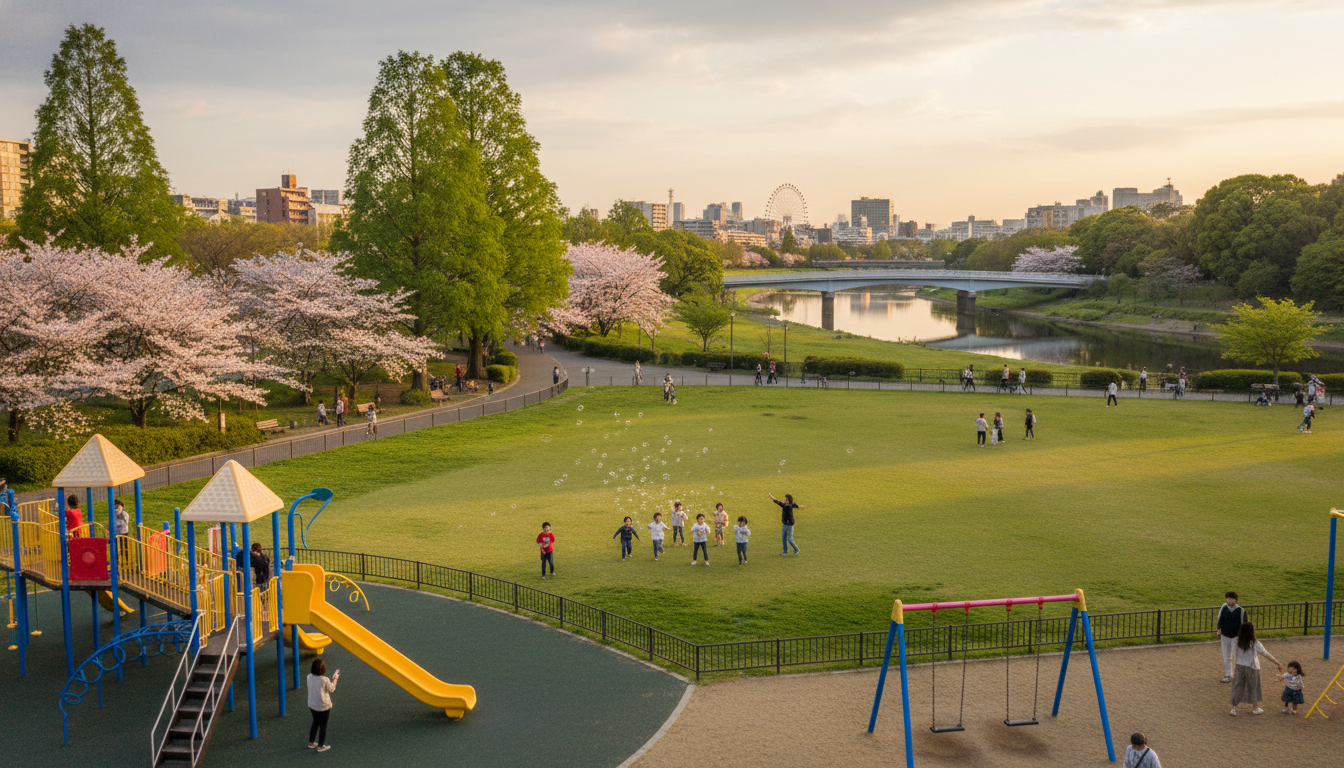 葛飾区の近くの公園が子連れにおすすめな理由