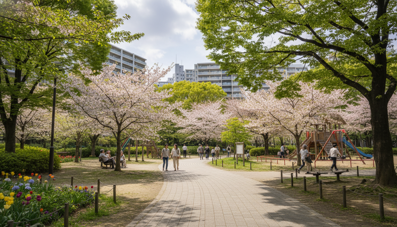 中野区の近くで徒歩圏内の公園おすすめ一覧