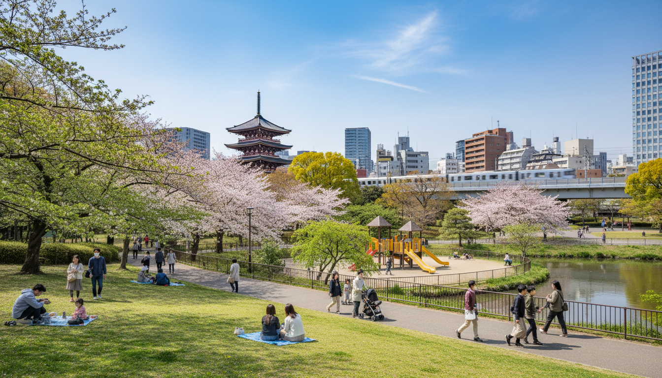 駅から近い！アクセス抜群の公園たち
