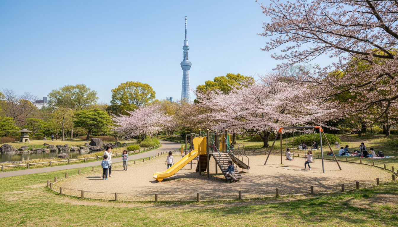 墨田区の近くの公園一覧