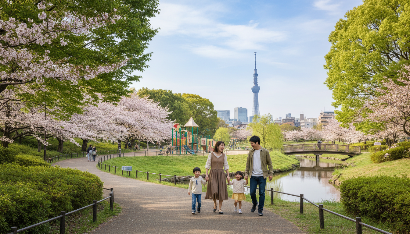 徒歩圏内で気軽に行ける公園