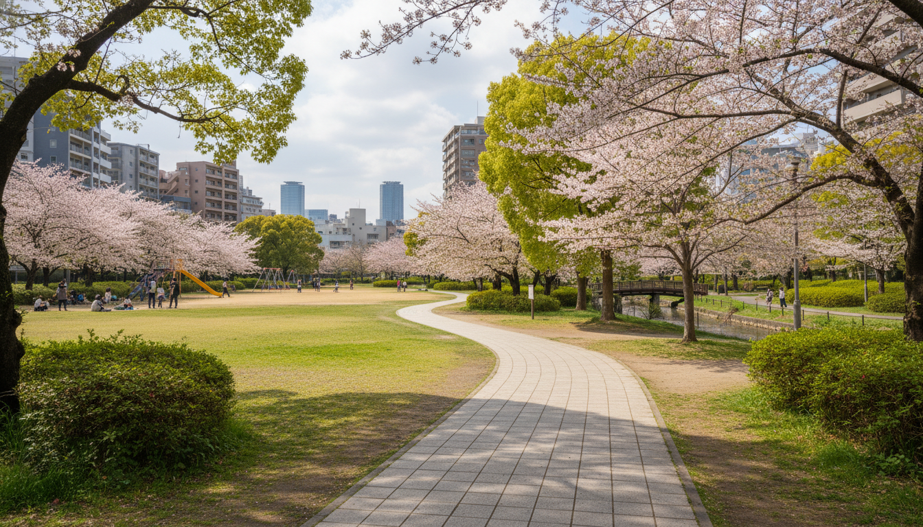 品川区で徒歩圏内の近くの公園一覧