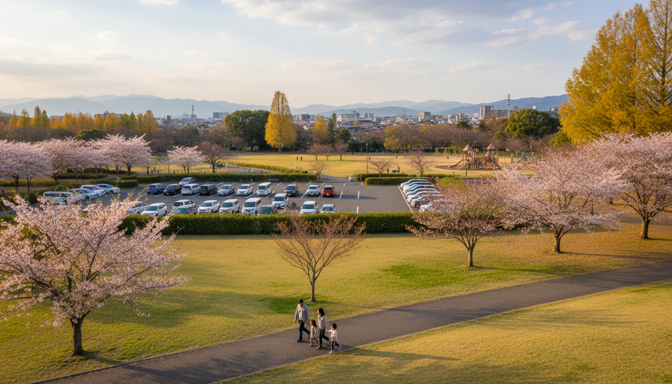 小金井市の駐車場あり公園一覧