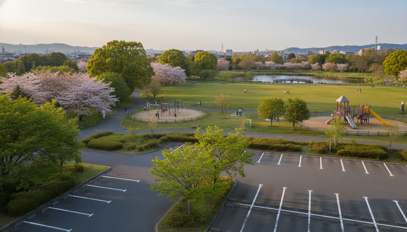 メイン公園の駐車場詳細情報