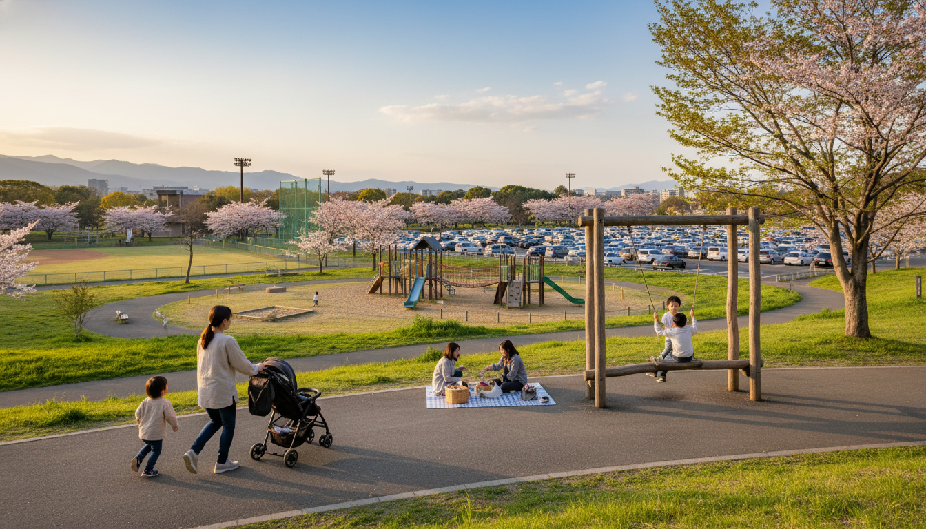 立川市の駐車場あり公園はこの2つが鉄板