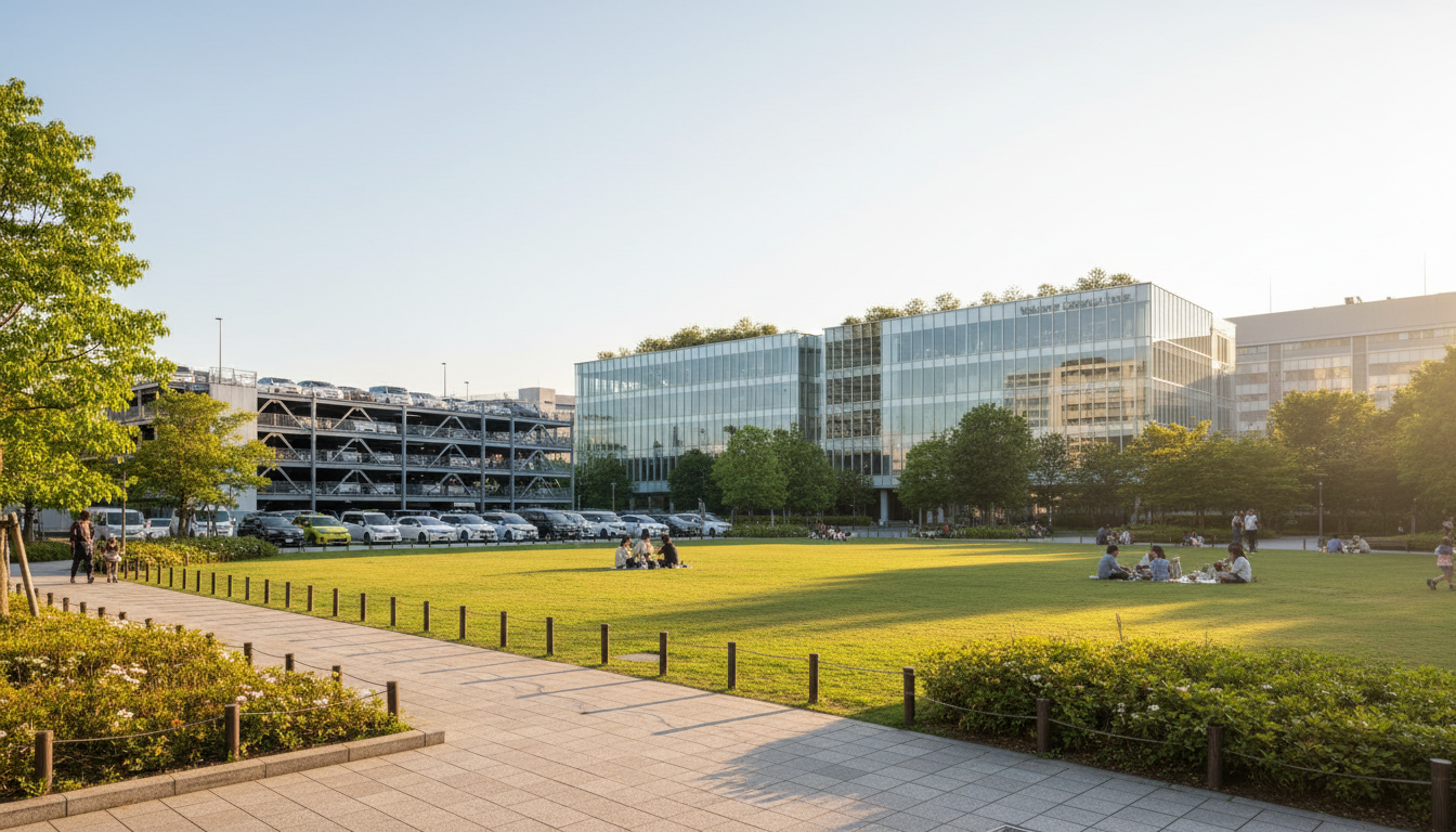 中野区で駐車場ありの公園は中野セントラルパーク