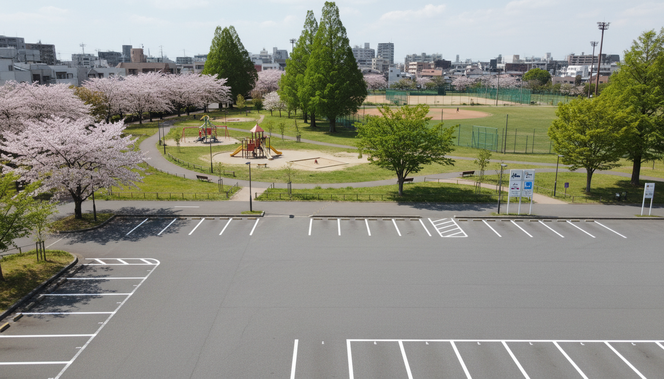 駐車場完備の公園が便利な理由