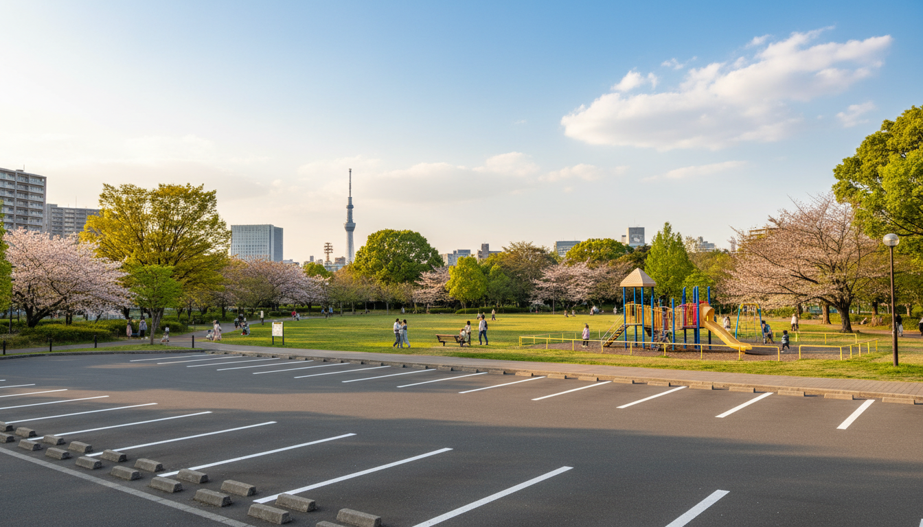 江東区の駐車場あり公園一覧比較表
