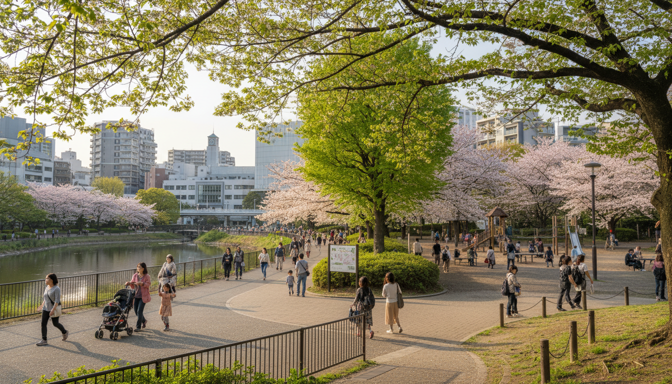 駅から徒歩10分以内の超近場公園