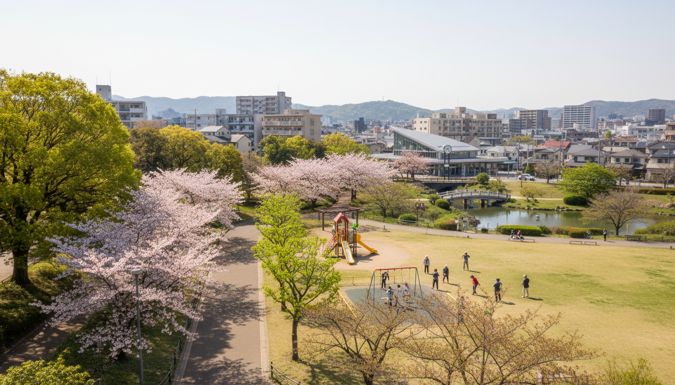 駅徒歩3分！日常使いに最適な公園
