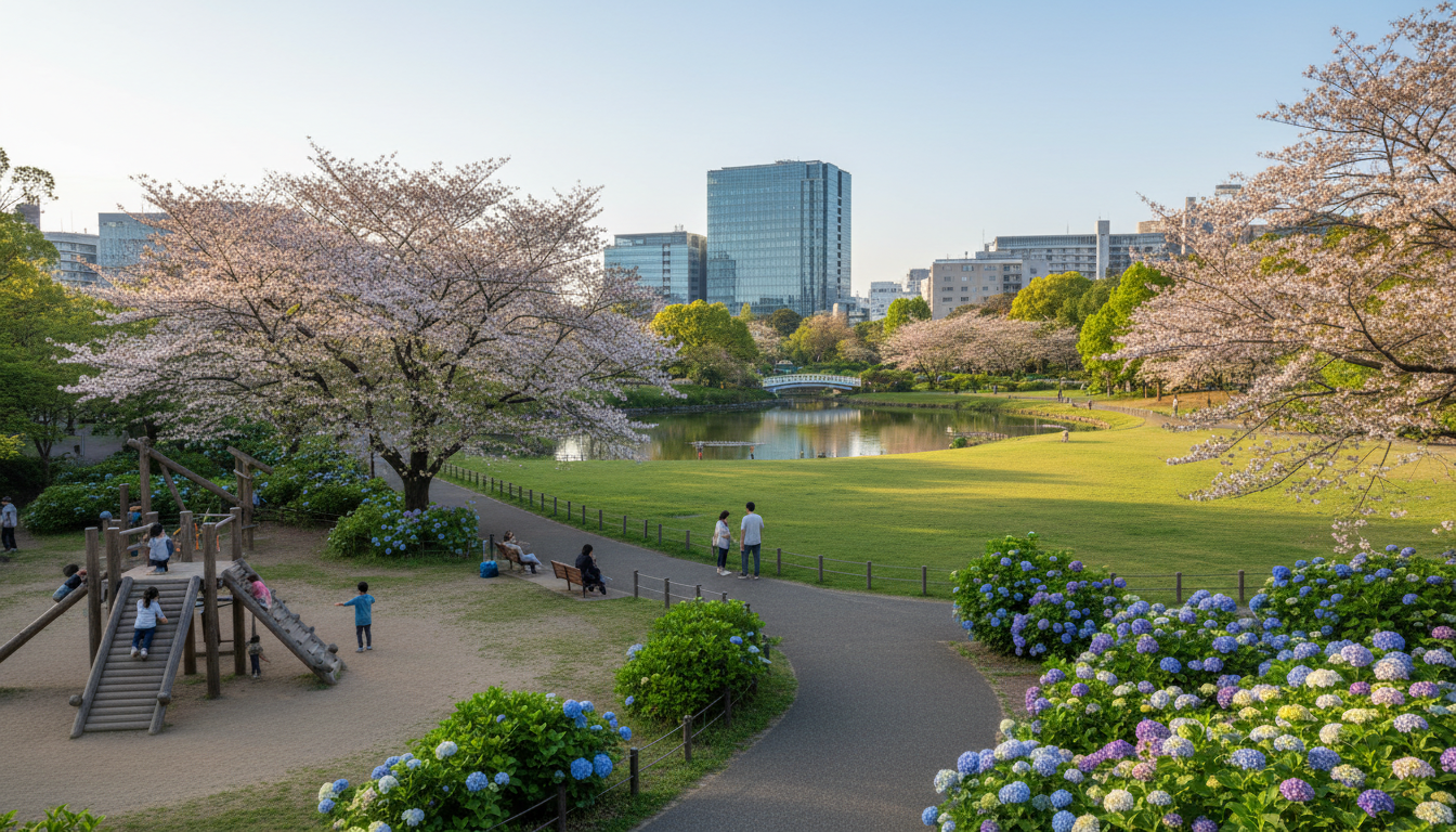 今すぐ行ける！調布駅から徒歩10分以内の公園
