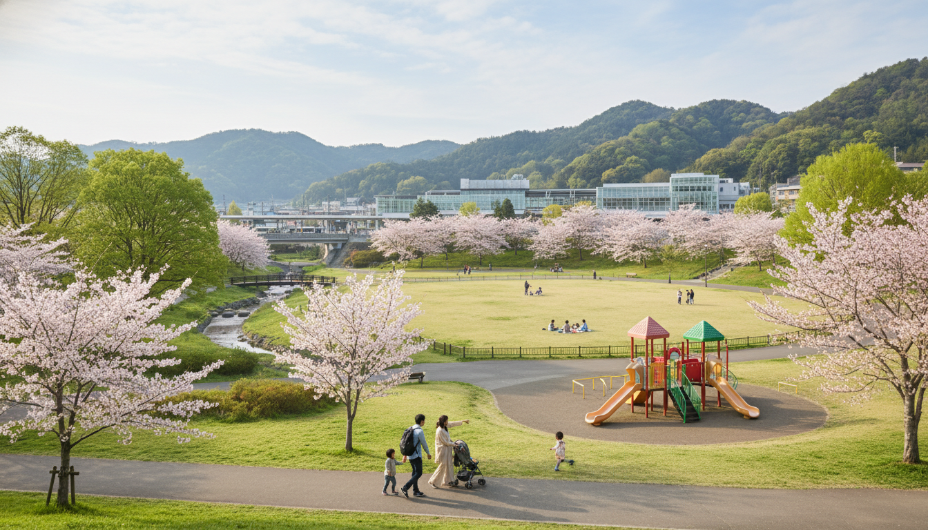 駅近で気軽に行ける公園