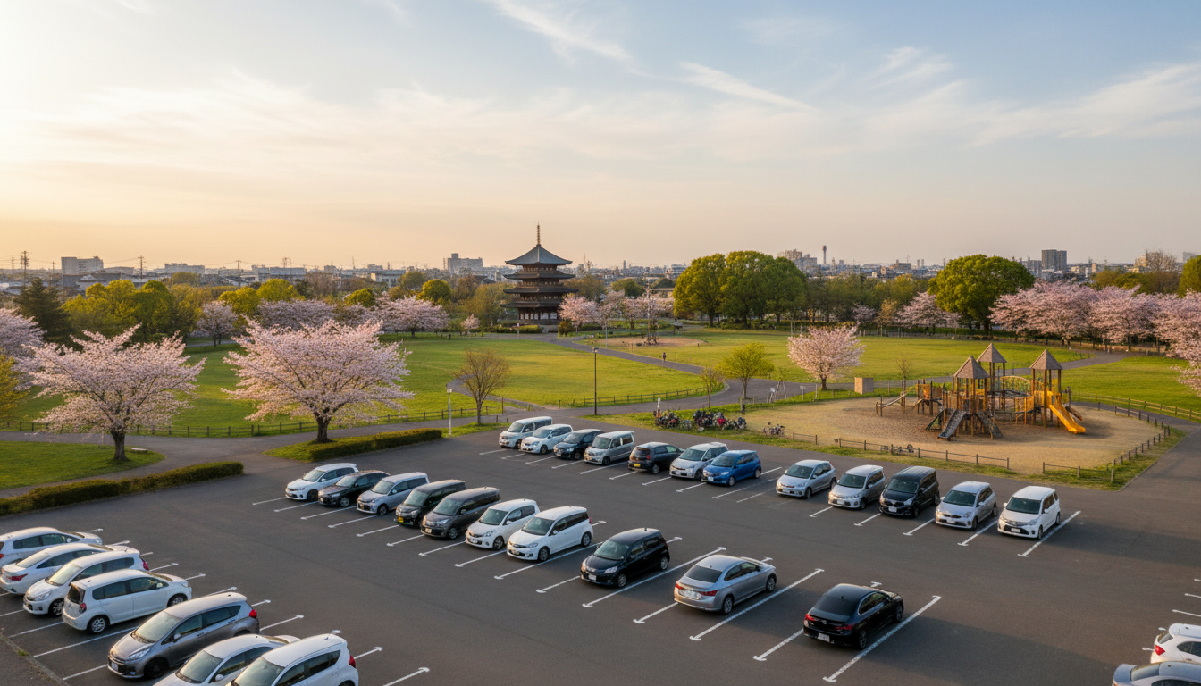 岩槻区で駐車場完備の公園はこの6つ！