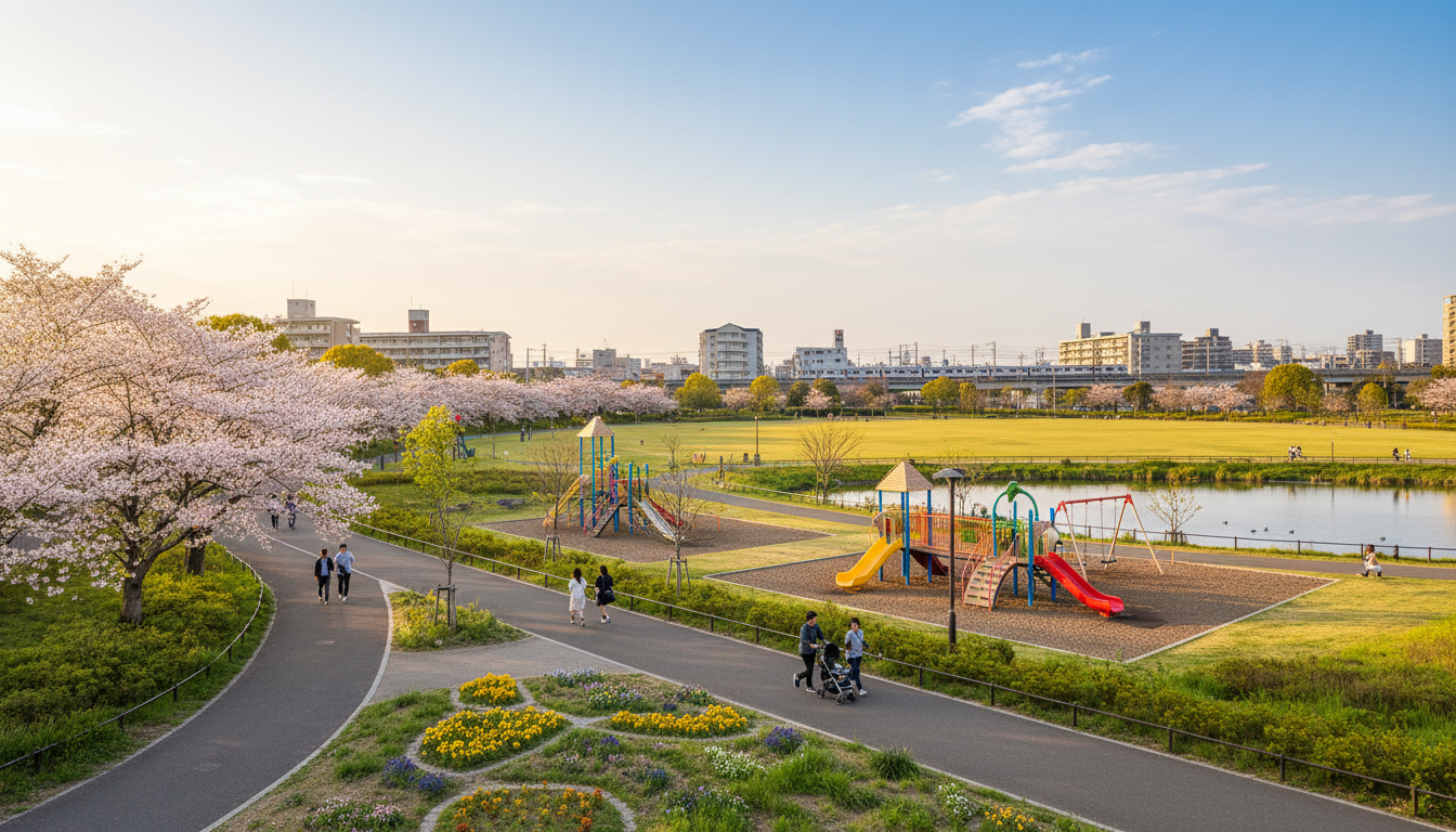 徒歩10分以内で行ける駅近公園