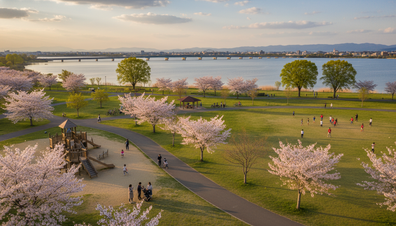 我孫子市で近くの公園は手賀沼周辺に充実