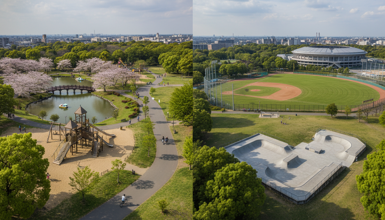 野田市で徒歩で行けるおすすめ公園は清水公園と野田市総合公園