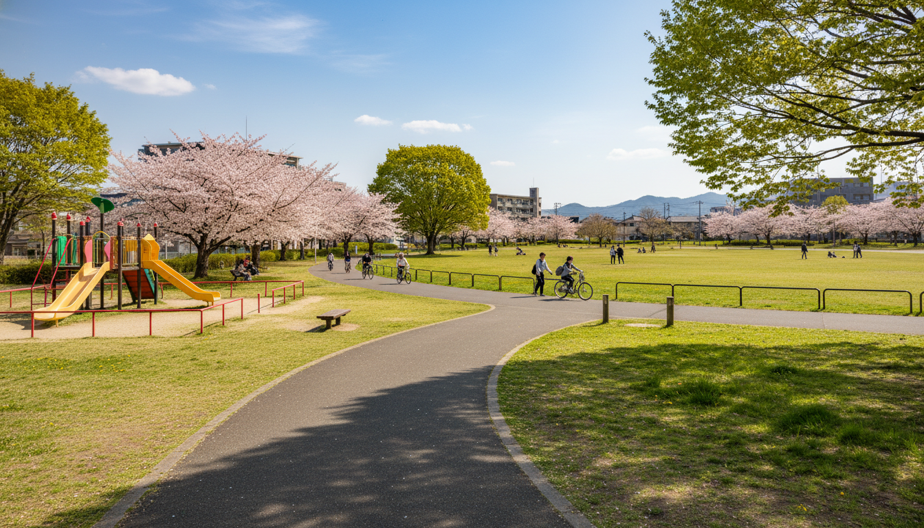 徒歩・自転車で10分以内に行ける近場公園
