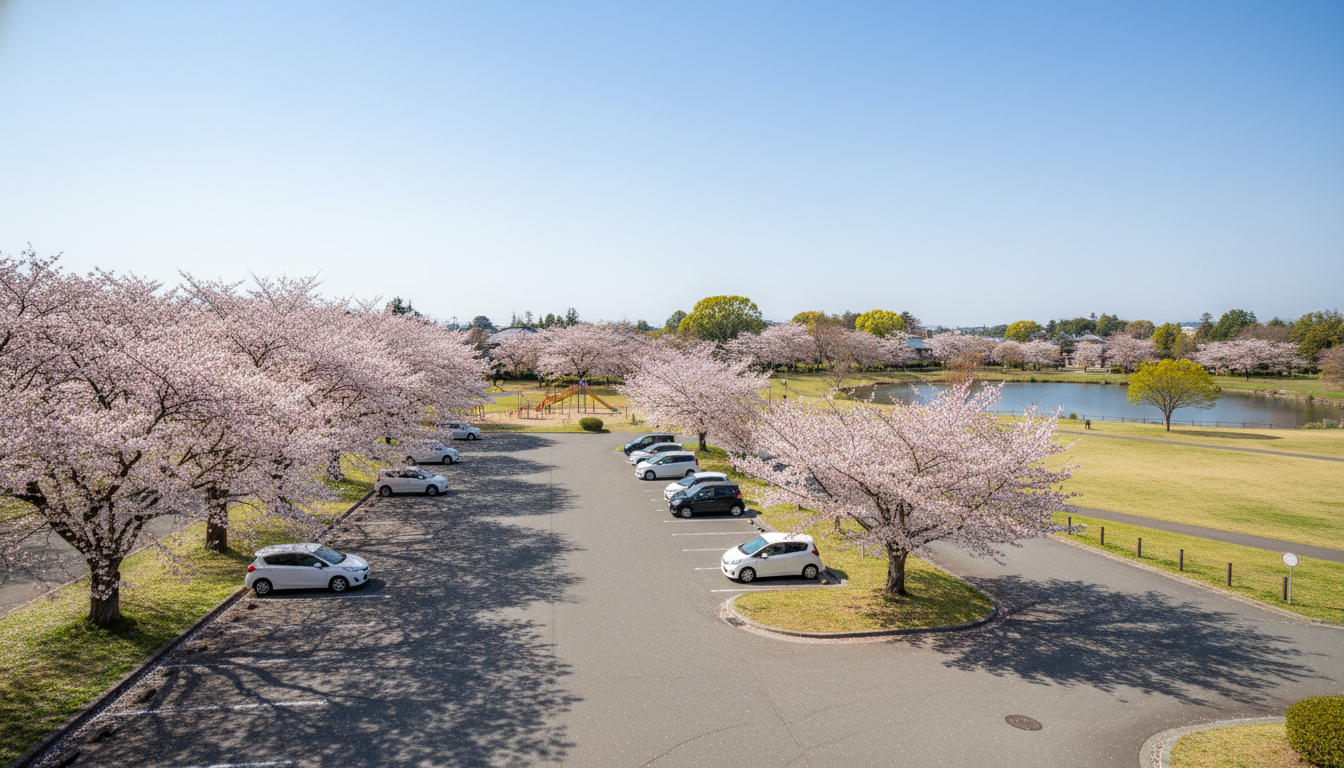 我孫子市で駐車場のある公園一覧