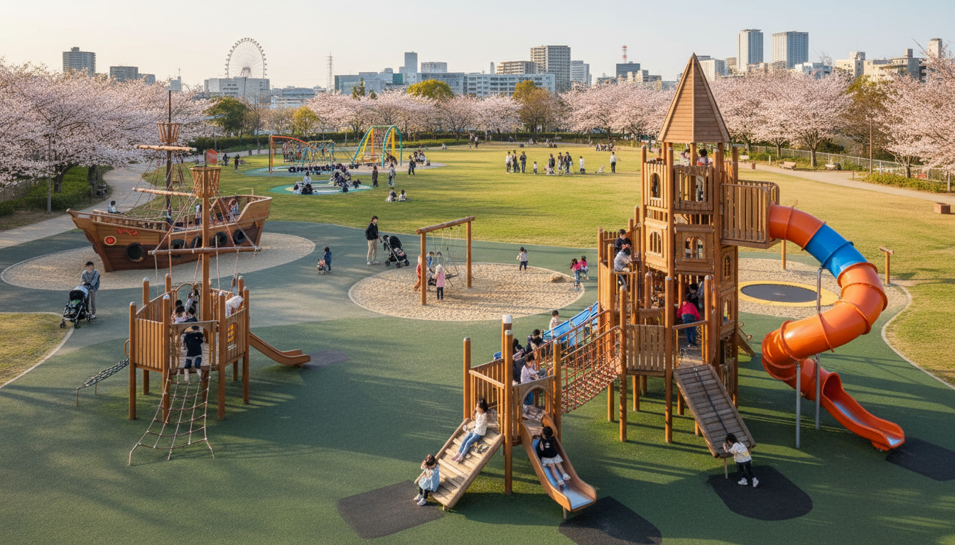 江戸川区の大型遊具公園がファミリーに人気の理由