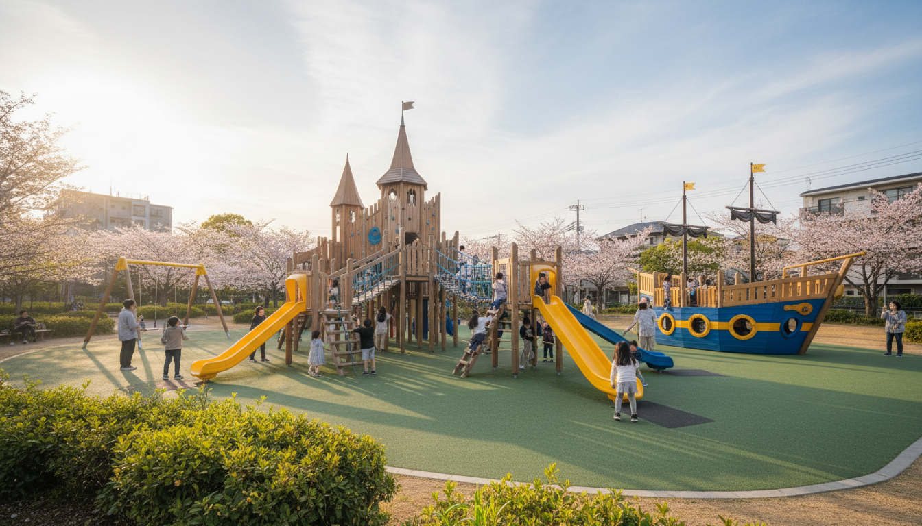 足立区の大型遊具がある公園一覧