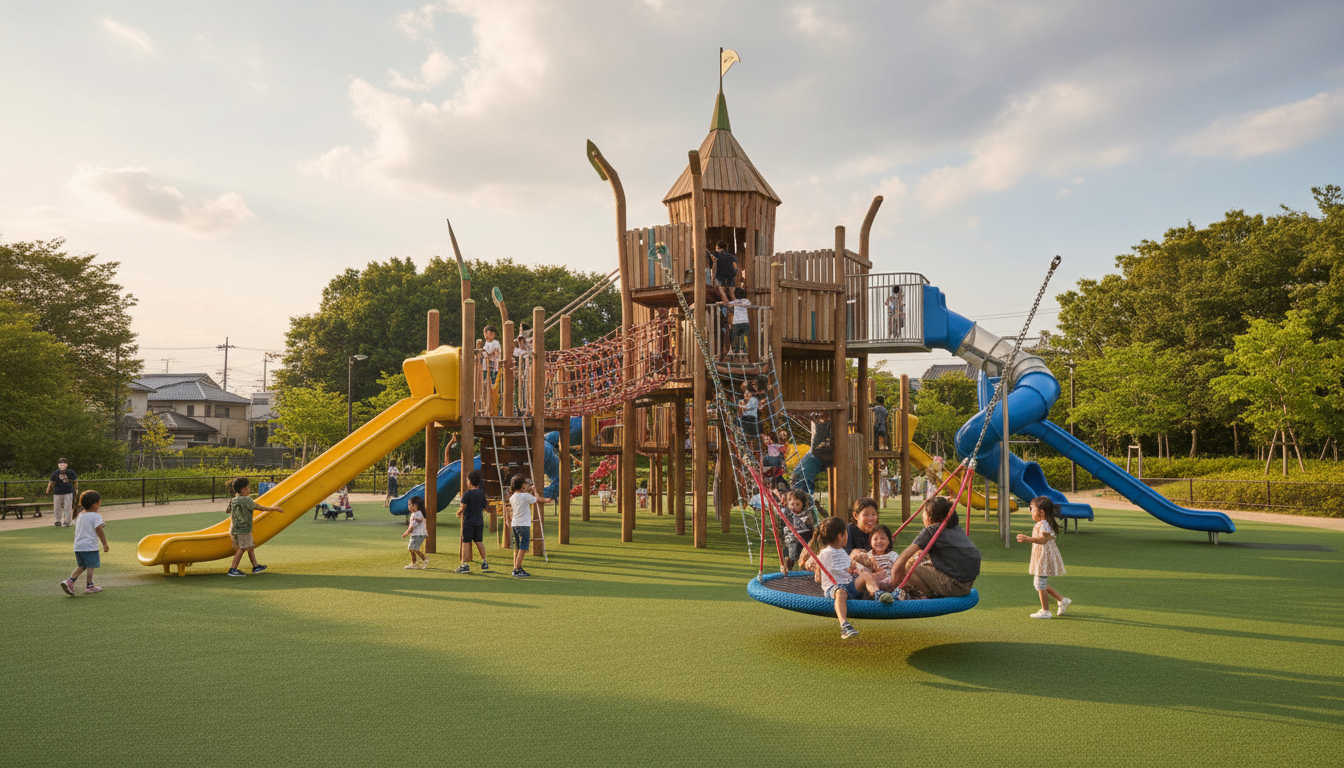 おすすめNo.1！平和の森公園の大型遊具が最高な理由