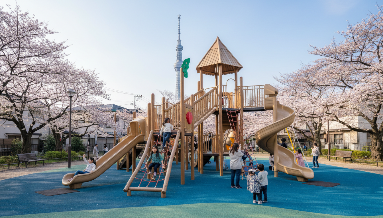 台東区の大型遊具公園一覧